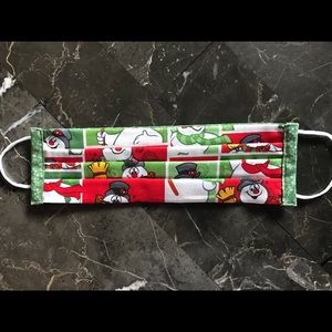 Frosty the Snowman Christmas Winter face mask
